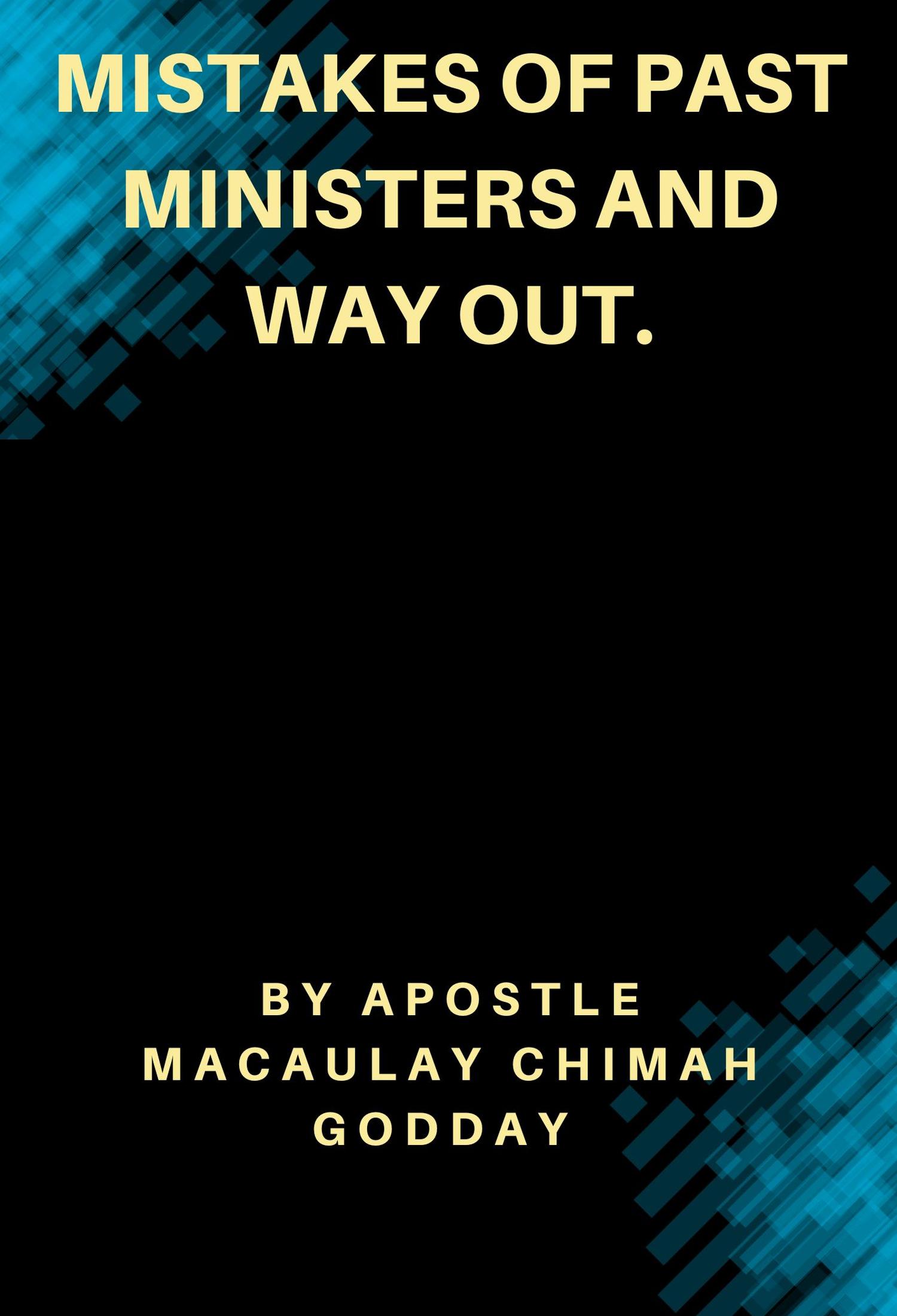 Mistakes of the Past Ministers and Way Out