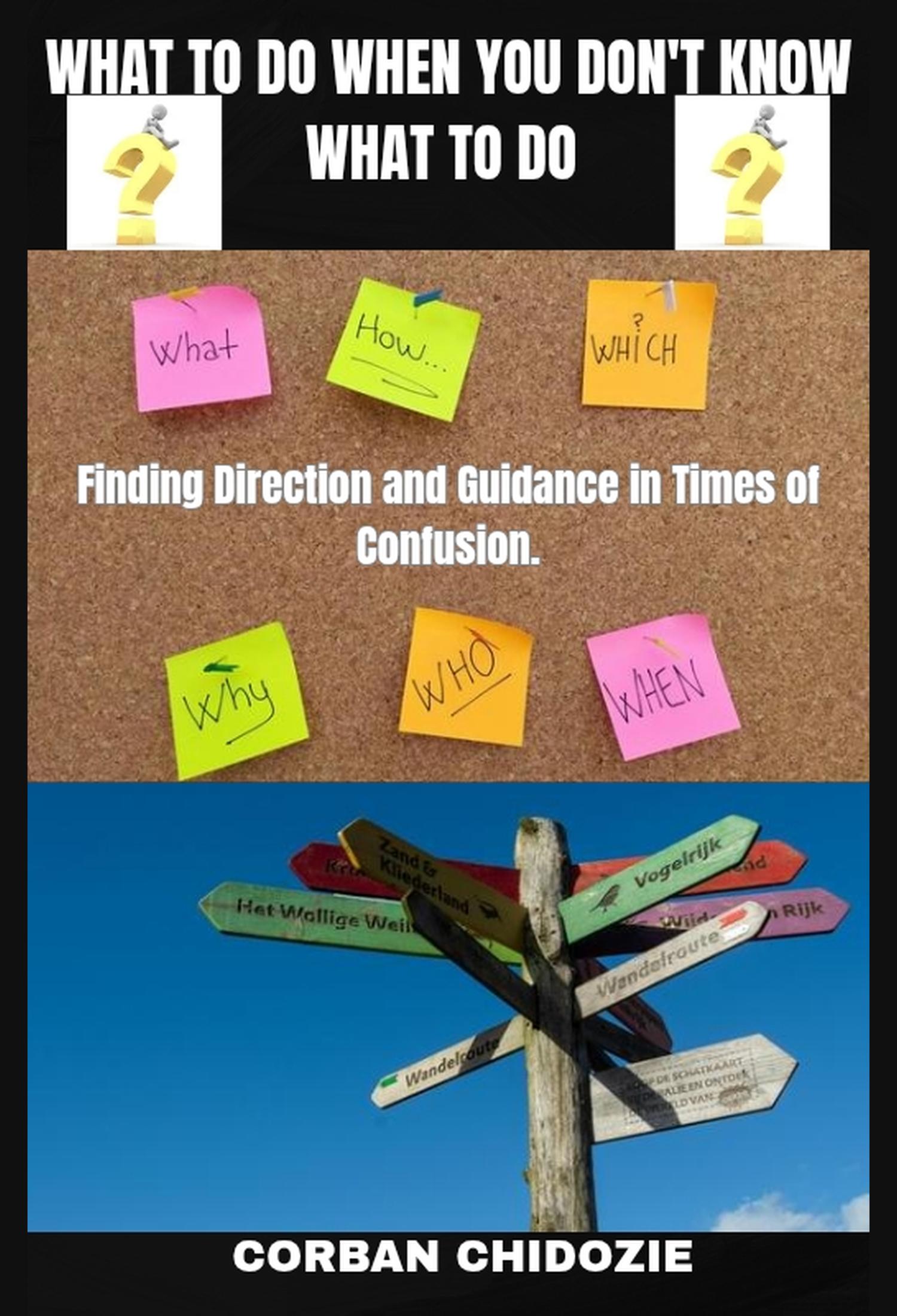 What to Do When You Don't Know What to Do